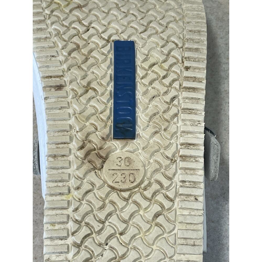Birkenstock Boston Super Grip White Natural Leather Women’s Size 36/US 5-5.5 - Picture 12 of 14